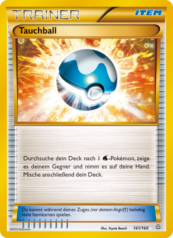 Tauchball 161 — Protoshock (German Pokémon TCG card)