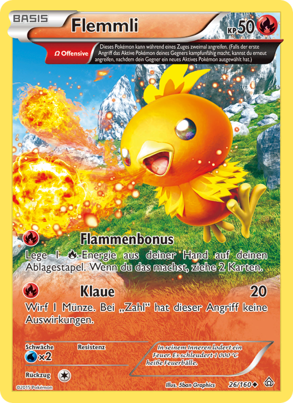 Flemmli 26 — Protoshock (German Pokémon TCG card)