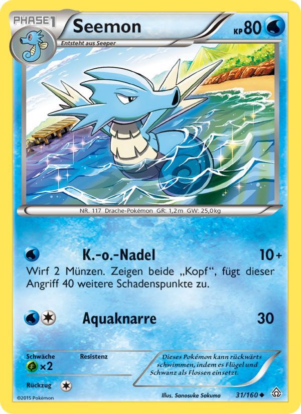 Seemon 31 — Protoshock (German Pokémon TCG card)