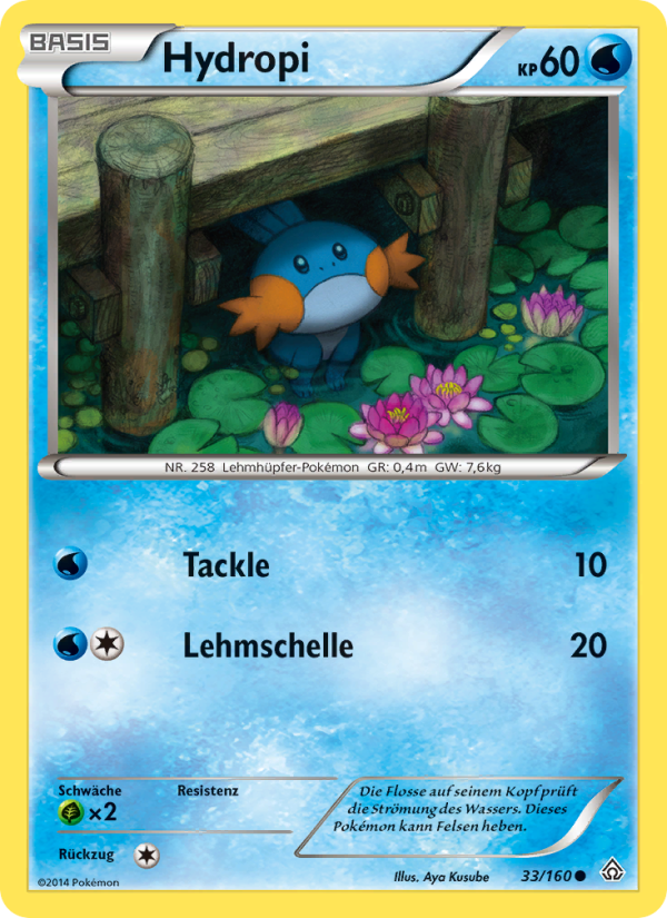 Hydropi 33 — Protoshock (German Pokémon TCG card)