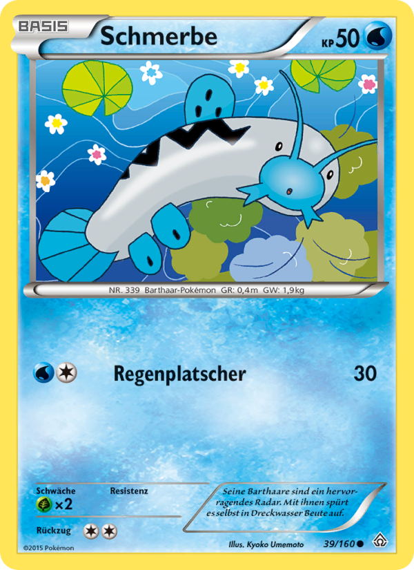 Schmerbe 39 — Protoshock (German Pokémon TCG card)