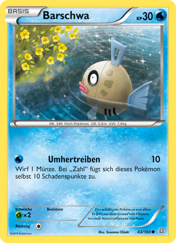 Barschwa 43 — Protoshock (German Pokémon TCG card)