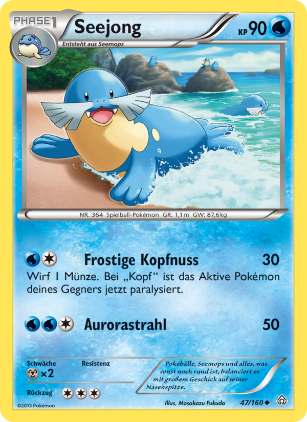 Seejong 47 — Protoshock (German Pokémon TCG card)