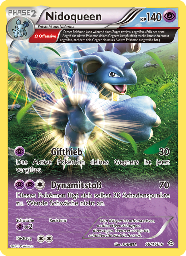 Nidoqueen 69 — Protoshock (German Pokémon TCG card)