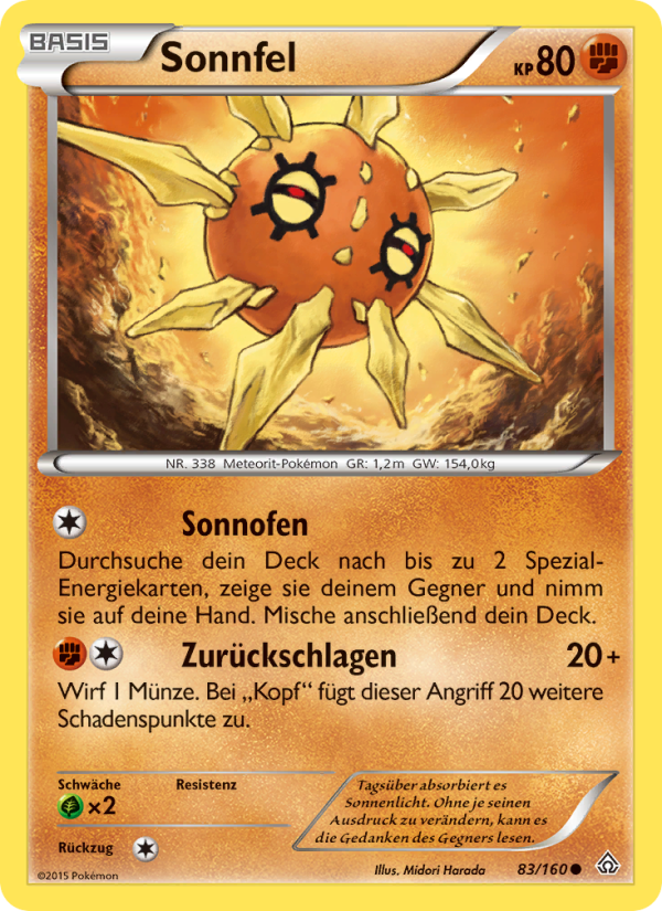 Sonnfel 83 — Protoshock (German Pokémon TCG card)