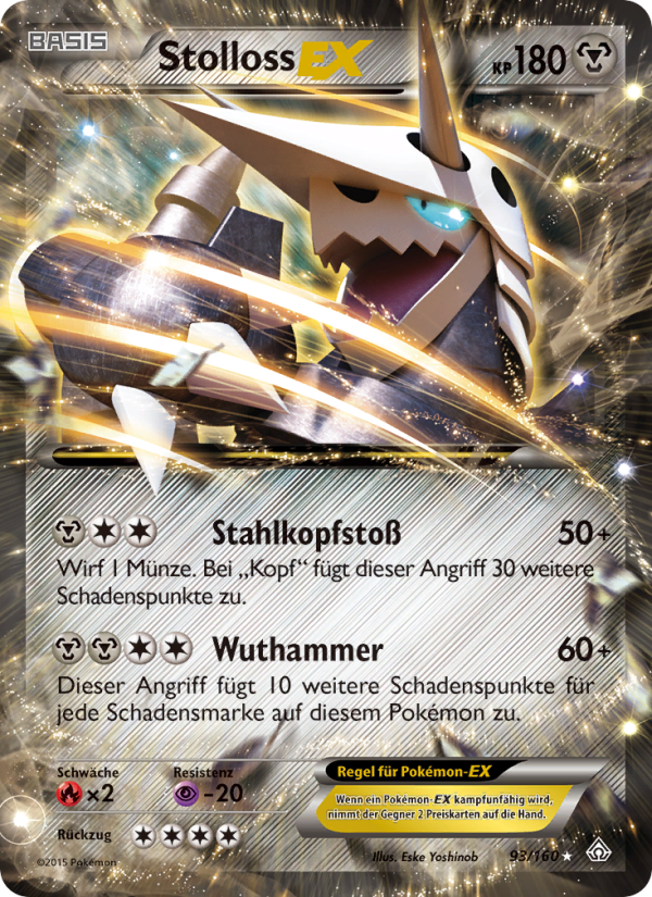 Stolloss EX 93 — Protoshock (German Pokémon TCG card)
