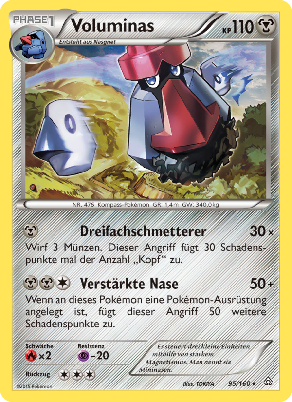 Voluminas 95 — Protoshock (German Pokémon TCG card)