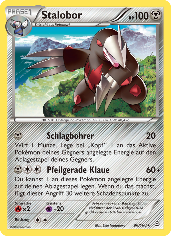 Stalobor 96 — Protoshock (German Pokémon TCG card)