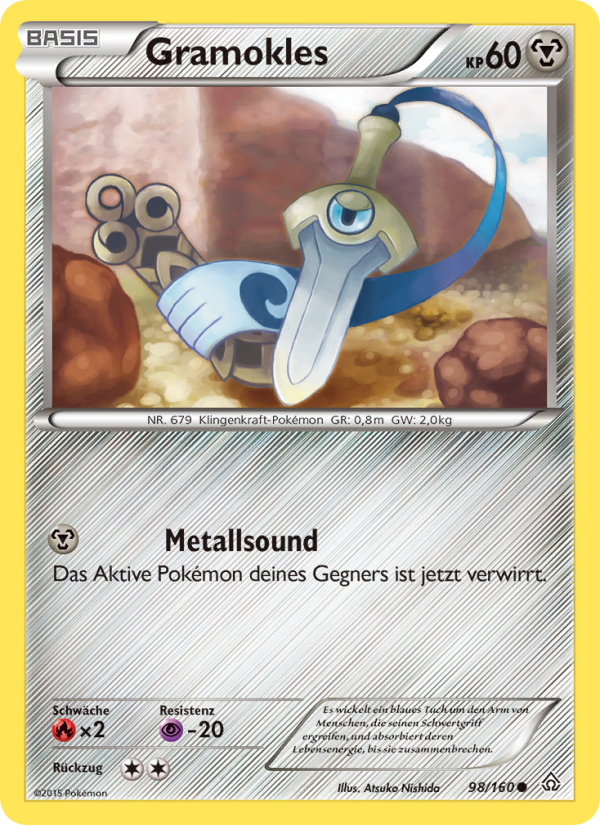 Gramokles 98 — Primal Clash (German Pokémon TCG card)