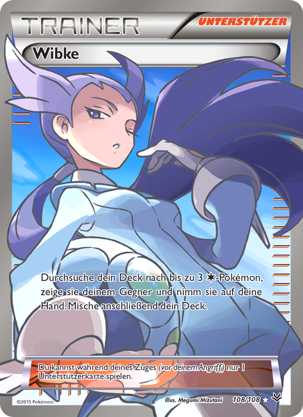 Wibke 108 — Drachenleuchten (German Pokémon TCG card)