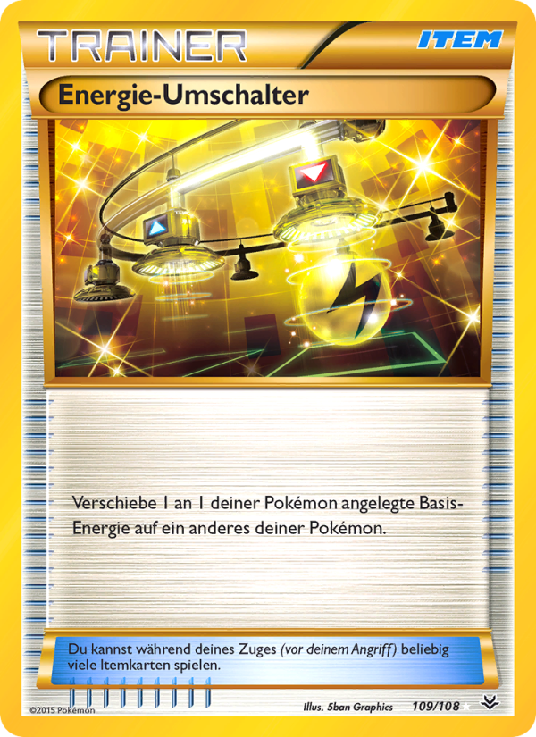 EnergieUmschalter 109 — Drachenleuchten (German Pokémon TCG card)
