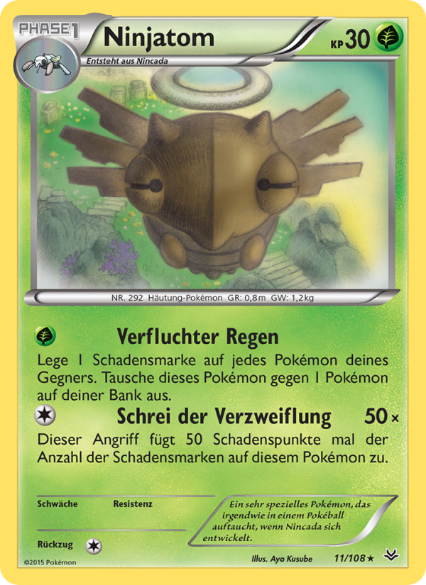 Ninjatom 11 — Drachenleuchten (German Pokémon TCG card)