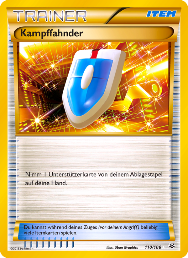 Kampffahnder 110 — Drachenleuchten (German Pokémon TCG card)