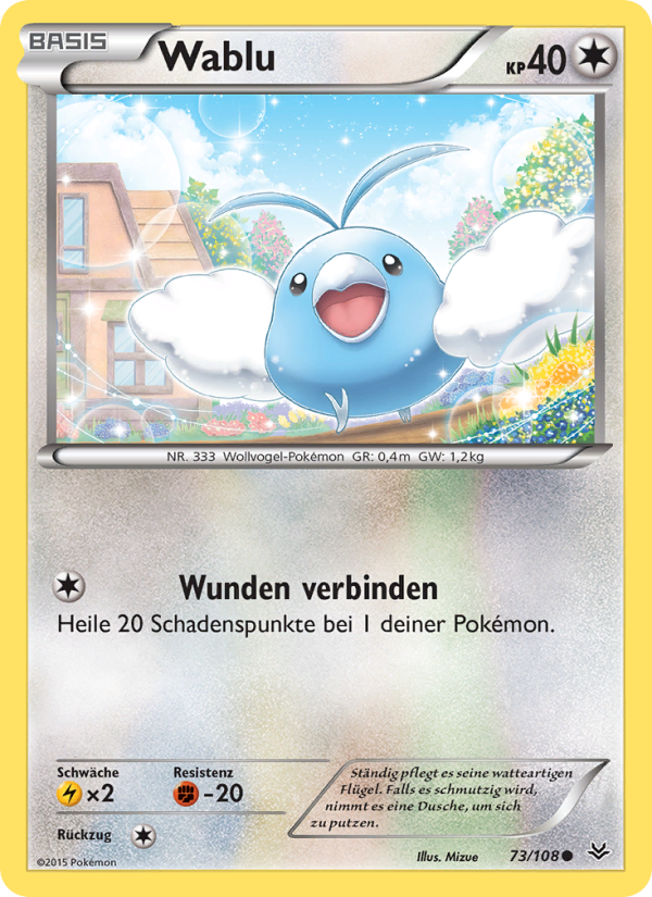Wablu 73 — Drachenleuchten (German Pokémon TCG card)