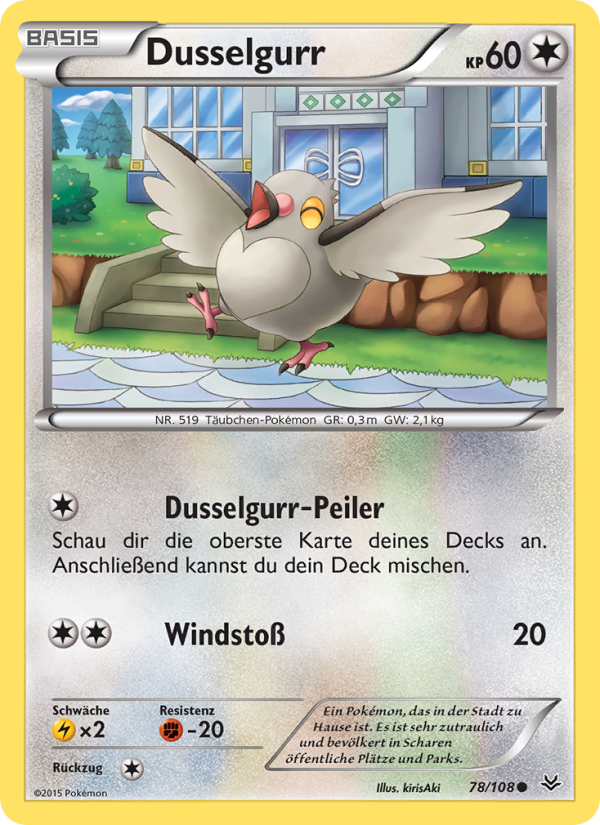 Dusselgurr 78 — Drachenleuchten (German Pokémon TCG card)