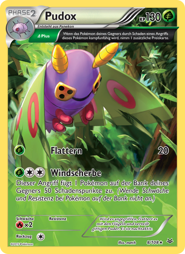 Pudox 8 — Drachenleuchten (German Pokémon TCG card)