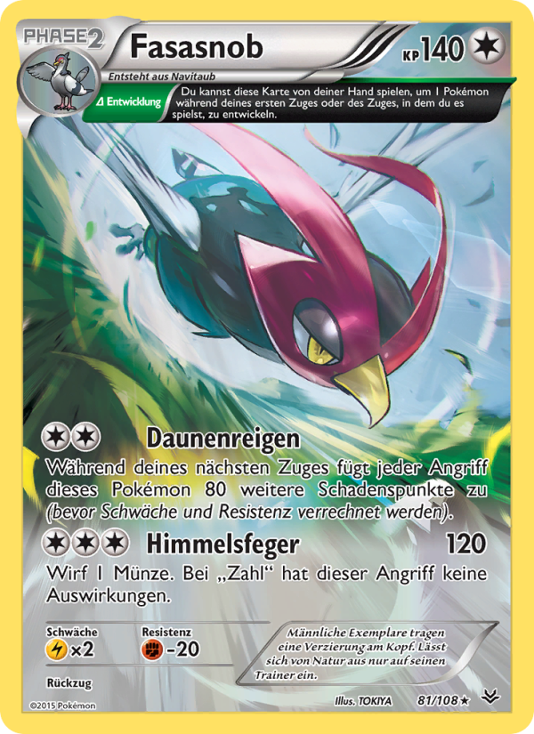 Fasasnob 81 — Drachenleuchten (German Pokémon TCG card)