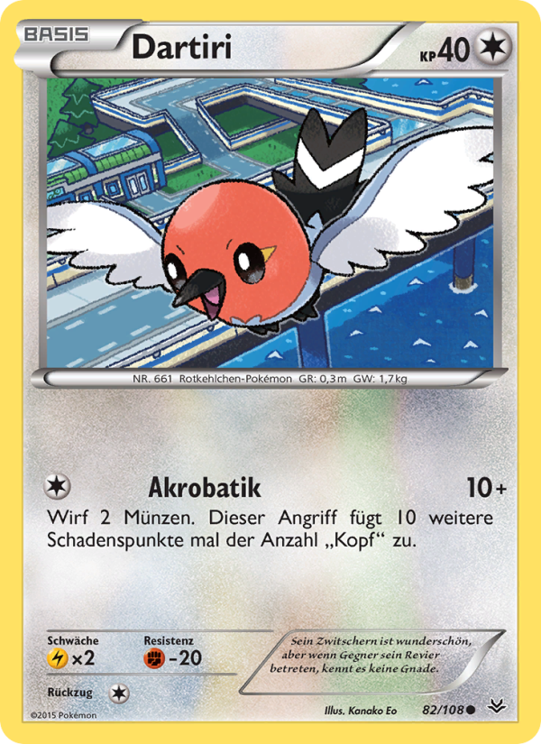 Dartiri 82 — Drachenleuchten (German Pokémon TCG card)