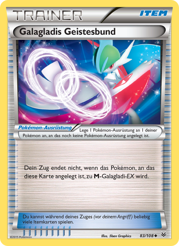 Galagladis Geistesbund 83 — Drachenleuchten (German Pokémon TCG card)