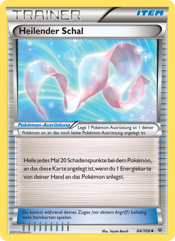 Heilender Schal 84 — Drachenleuchten (German Pokémon TCG card)