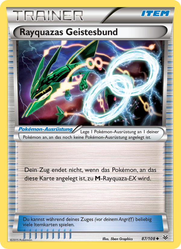 Rayquazas Geistesbund 87 — Drachenleuchten (German Pokémon TCG card)