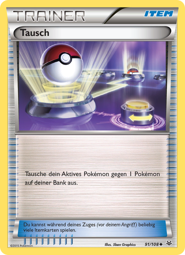 Tausch 91 — Drachenleuchten (German Pokémon TCG card)