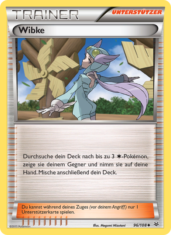 Wibke 96 — Drachenleuchten (German Pokémon TCG card)