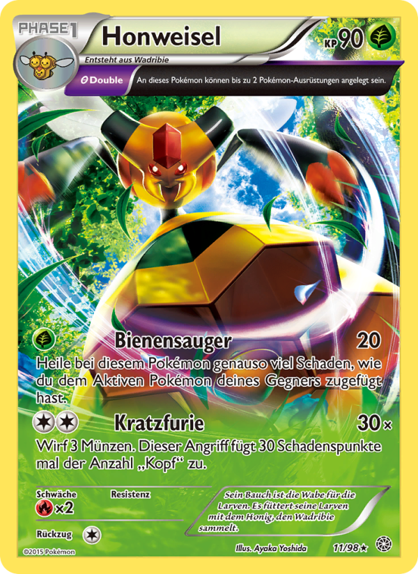Honweisel 11 — Ancient Origins (German Pokémon TCG card)
