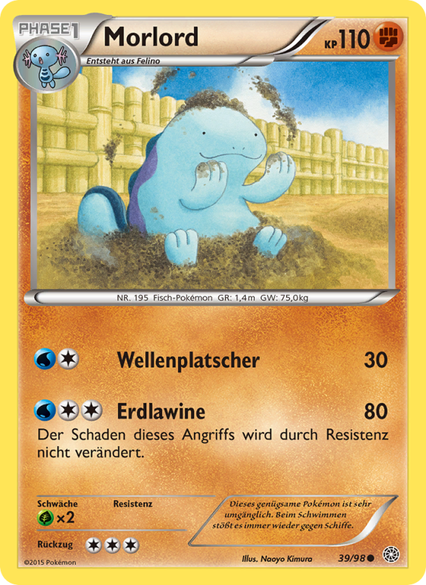 Morlord 39 — Ancient Origins (German Pokémon TCG card)