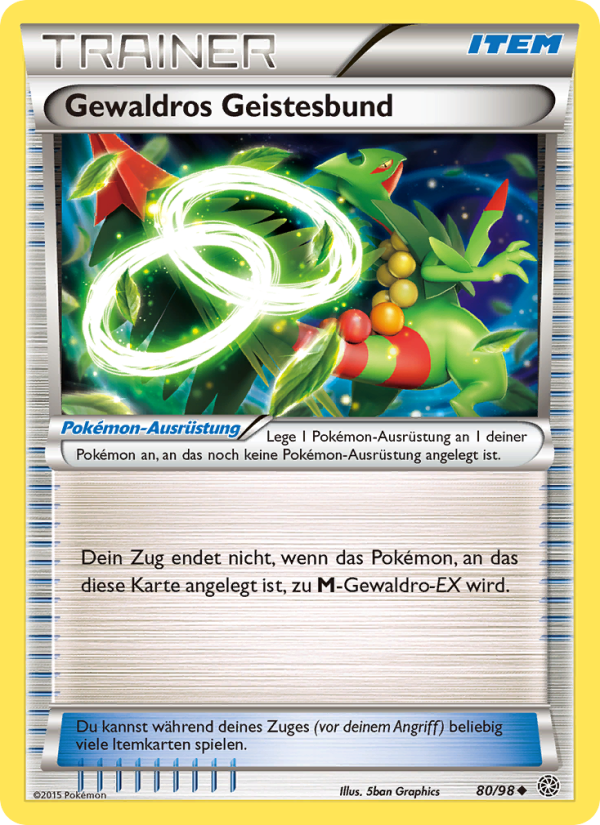 Gewaldros Geistesbund 80 — Ewiger Anfang (German Pokémon TCG card)