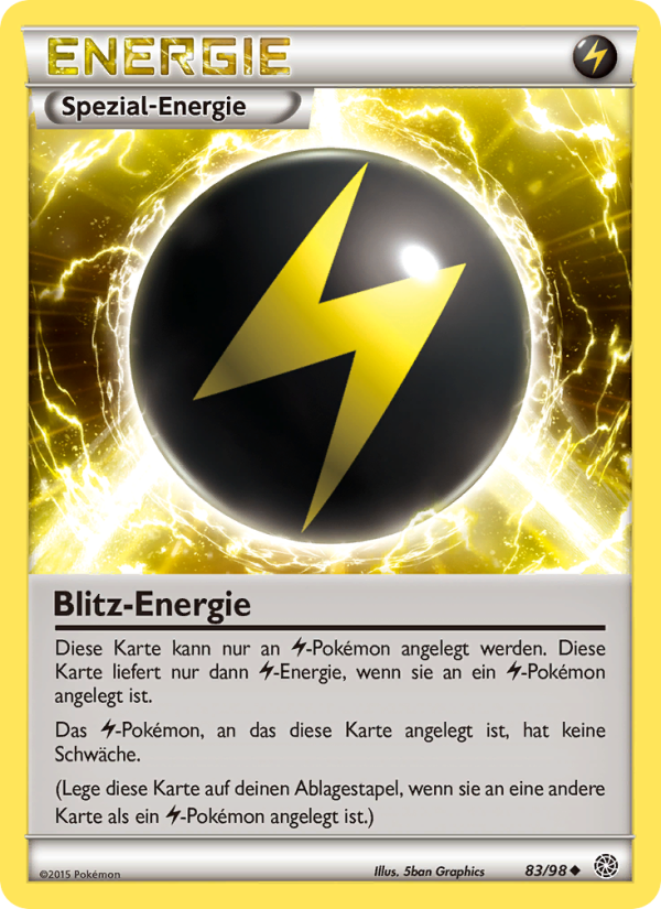 BlitzEnergie 83 — Ewiger Anfang (German Pokémon TCG card)