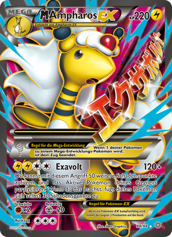 M-Ampharos Pokémon TCG cards