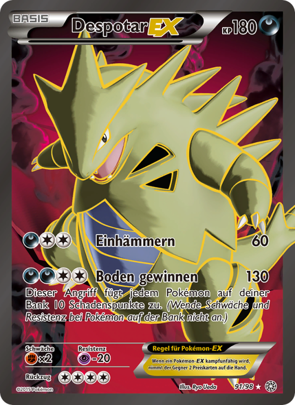Despotar EX 91 — Ewiger Anfang (German Pokémon TCG card)