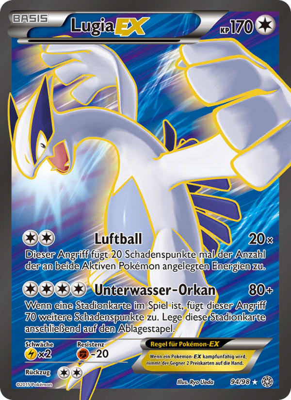 Lugia EX 94 — Ewiger Anfang (German Pokémon TCG card)