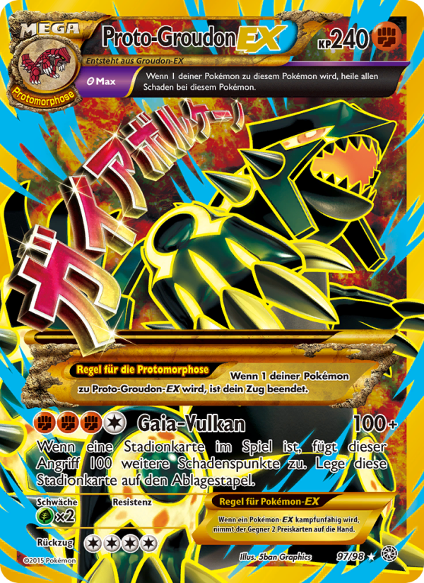 Proto-Groudon Pokémon TCG cards