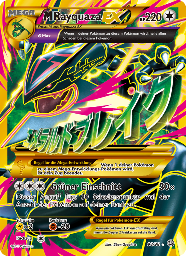 M-Rayquaza Pokémon TCG cards