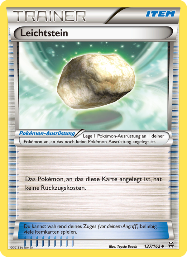 Leichtstein 137 — TURBOstart (German Pokémon TCG card)