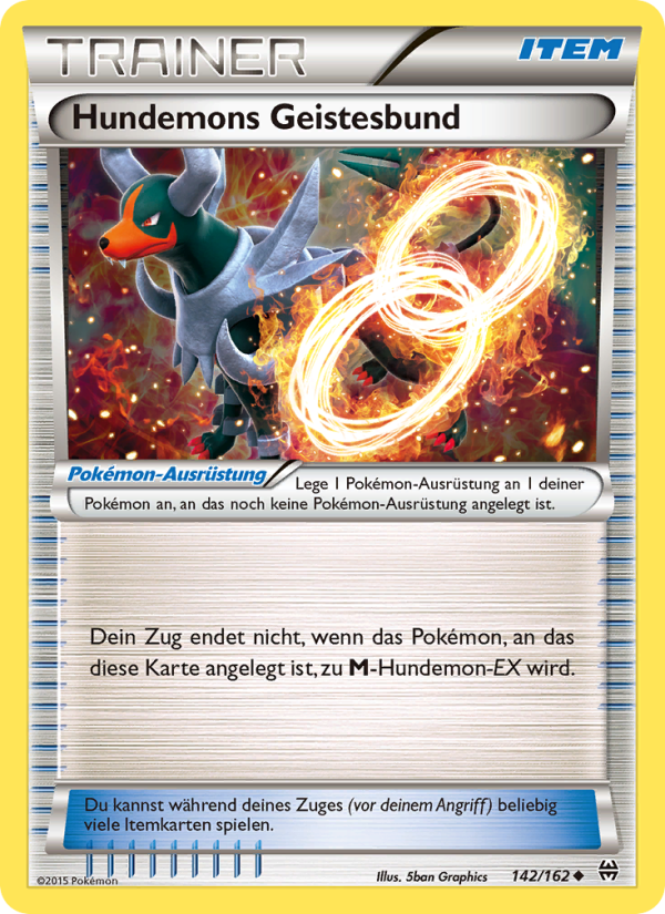 Hundemons Geistesbund 142 — TURBOstart (German Pokémon TCG card)