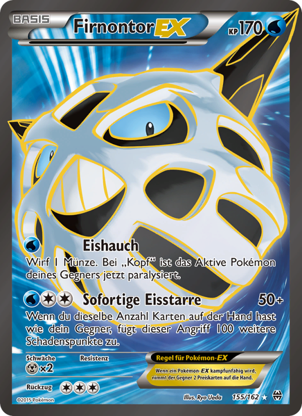 Firnontor EX 155 — TURBOstart (German Pokémon TCG card)