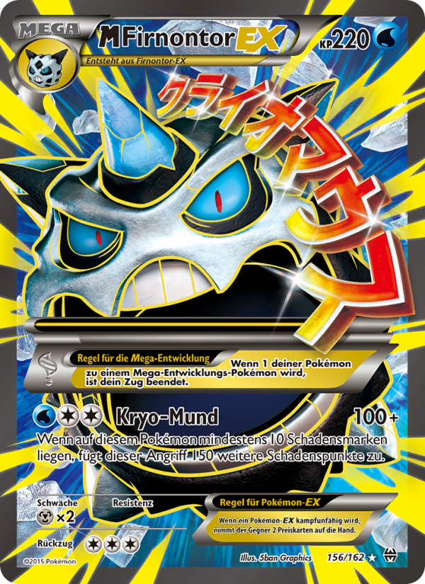 M-Firnontor EX 156 — TURBOstart (German Pokémon TCG card)