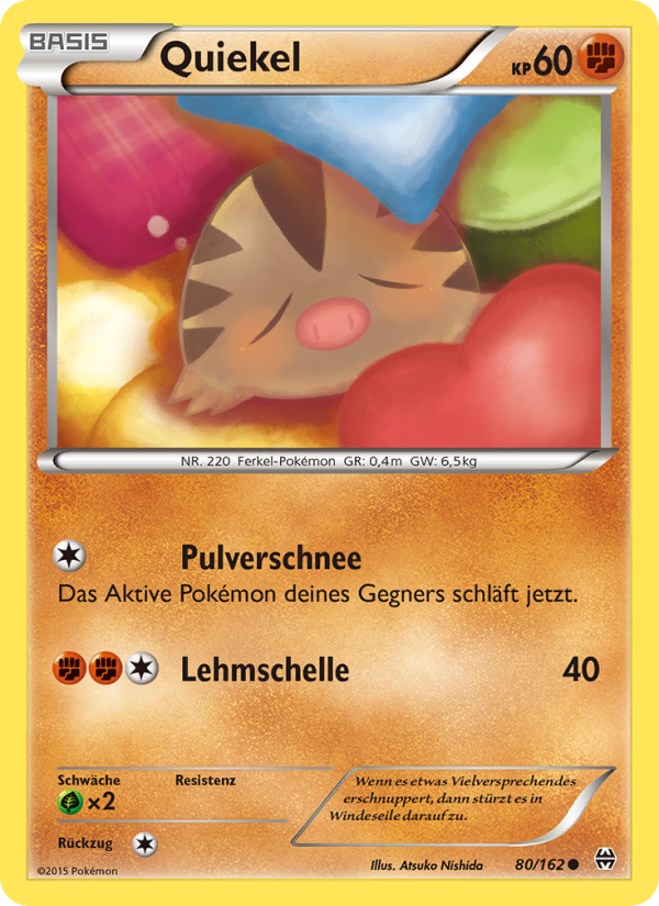 Quiekel 80 — BREAKthrough (German Pokémon TCG card)