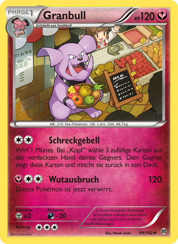 Granbull 99 — BREAKthrough (German Pokémon TCG card)