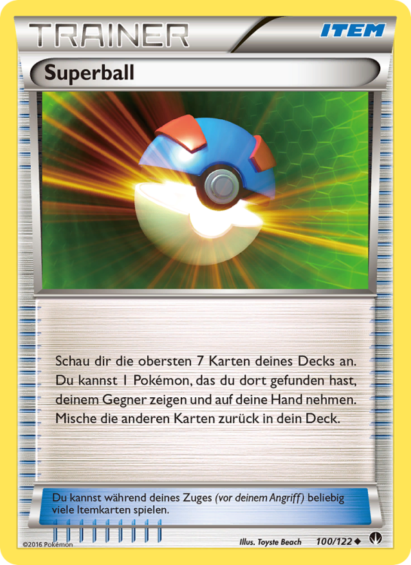 Superball 100 — TURBOfieber (German Pokémon TCG card)