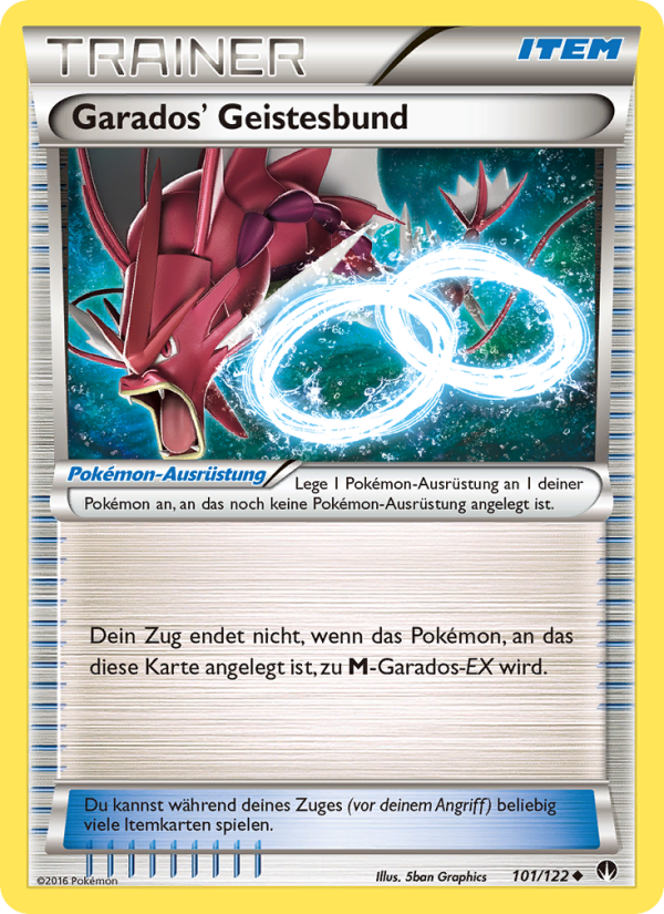 Garados' Geistesbund 101 — TURBOfieber (German Pokémon TCG card)