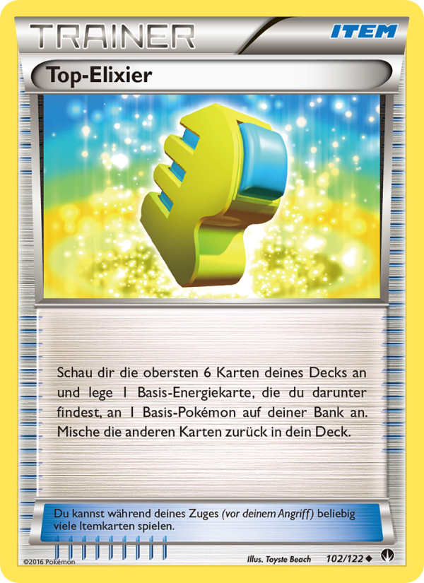 Top-Elixier 102 — TURBOfieber (German Pokémon TCG card)