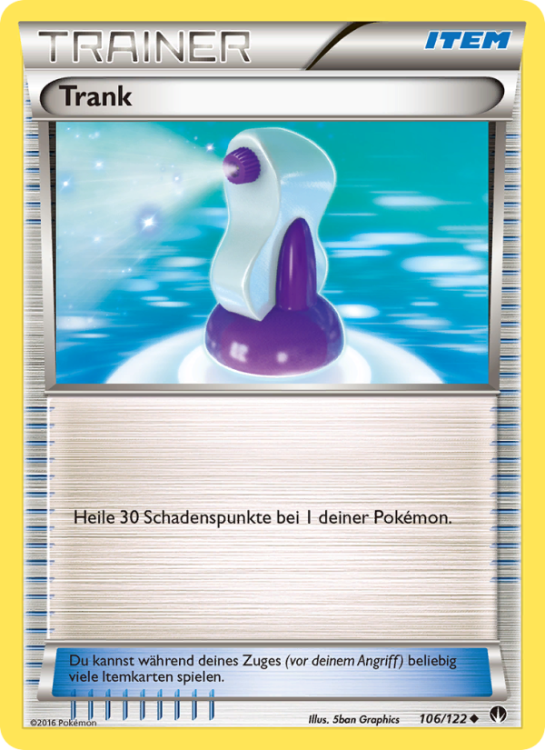 Trank 106 — TURBOfieber (German Pokémon TCG card)