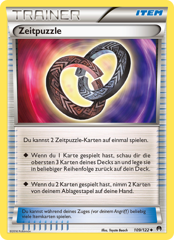 Zeitpuzzle 109 — TURBOfieber (German Pokémon TCG card)