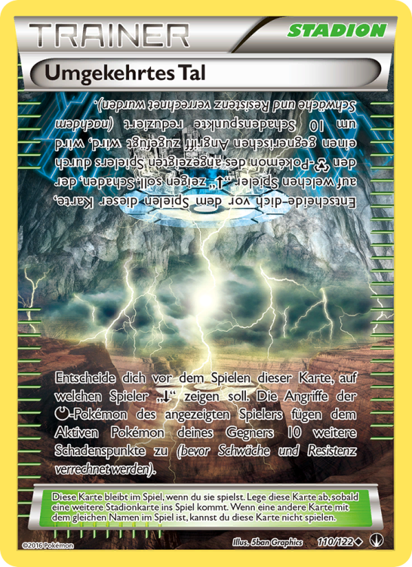 Umgekehrtes Tal 110 — TURBOfieber (German Pokémon TCG card)