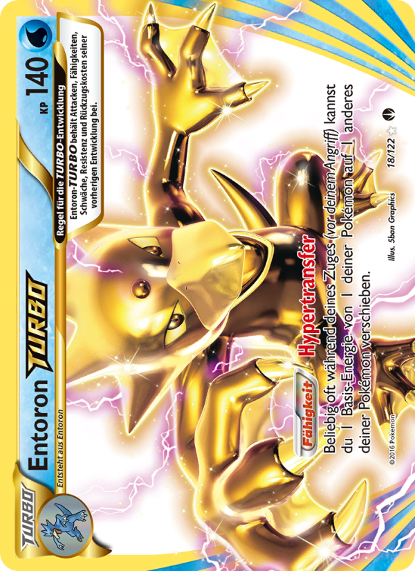 Entoron-TURBO 18 — BREAKpoint (German Pokémon TCG card)
