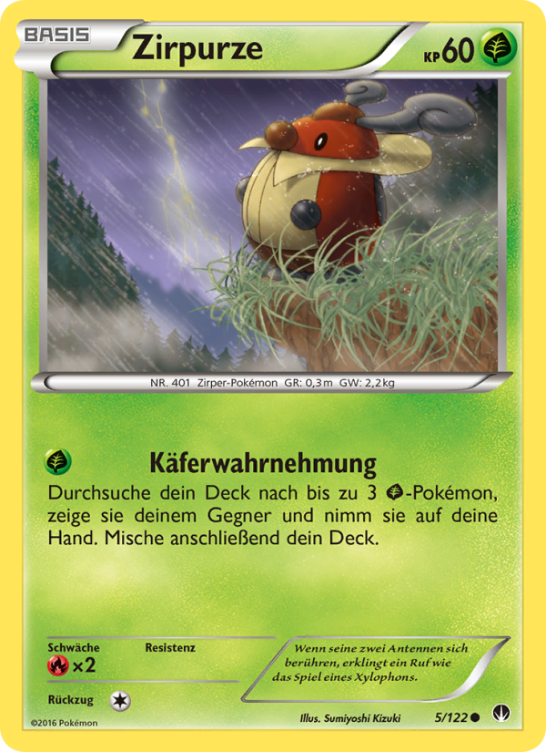 Zirpurze 5 — BREAKpoint (German Pokémon TCG card)